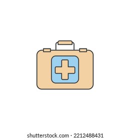 Medical Bag Icon With Hands Icons  Symbol Vector Elements For Infographic Web