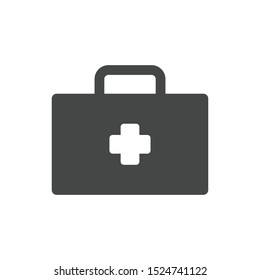Medical bag icon isolated on white background. Medical kit symbol modern, simple, vector, icon for website design, mobile app, ui. Vector Illustration