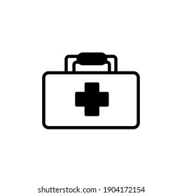 Medical Bag Icon Simple Desain