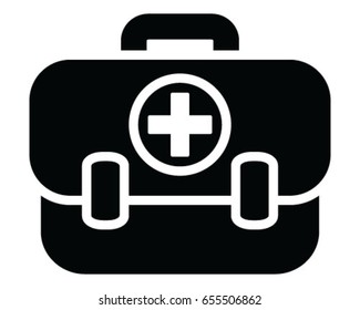 Medical Bag, Icon, Symbol, Vector, Illustration, Wallpaper, Background, Isolated