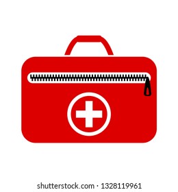Medical Bag Icon - Vector