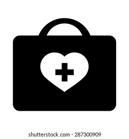 Medical Bag Icon - Vector