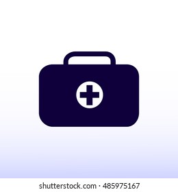medical bag icon, vector best flat icon, EPS