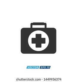 Medical Bag Icon Vector Design Illustration 