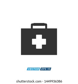 Medical Bag Icon Vector Design Illustration 