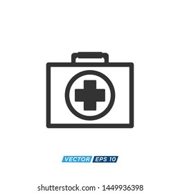 Medical Bag Icon Vector Design Illustration 