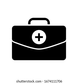 Medical Bag Icon Vector Sign And Symbol