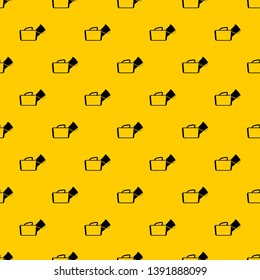 Medical bag pattern seamless vector repeat geometric yellow for any design