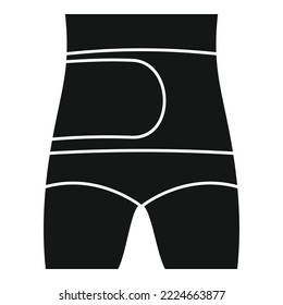 Medical bandage icon simple vector. Injury accident. Fracture skin