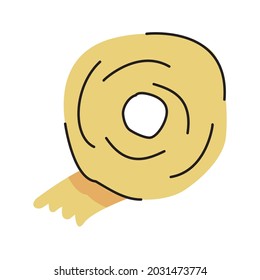 medical bandage roll isolated icon