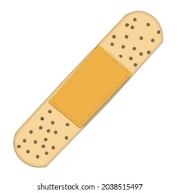 Medical bandage vector illustration isolated in a white background