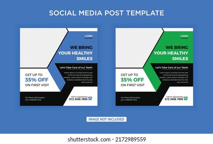 Medical banner and social media post