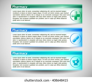 Medical Banner,Medical Header,green Medical Banners