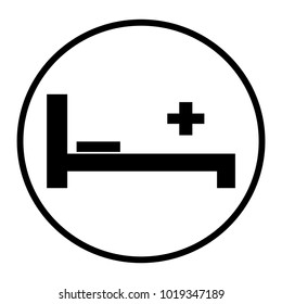 medical bed icon