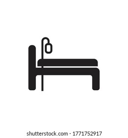 Medical bed icon design. vector illustration