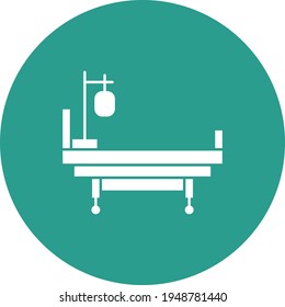 Medical Bed Icon vector image. Can be used for Medical. Suitable for mobile apps, web apps and print media.