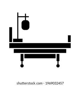 Medical Bed Icon vector image. Can be used for Medical. Suitable for mobile apps, web apps and print media.