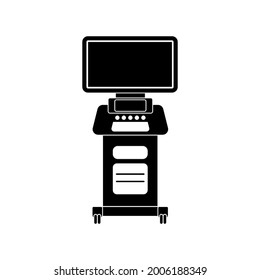 medical bedside monitor vector illustrations image