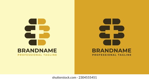 Medical Beehive Logo, suitable for any business related to medical and honey