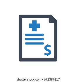 Medical Bill Icon