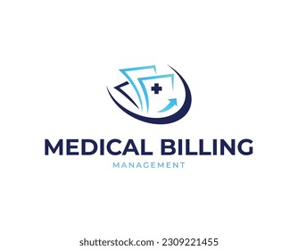 Medical Billing Business Consultant Logo Design Template