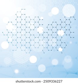 Medical Blue background design  vector