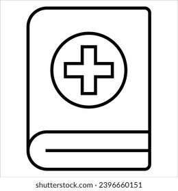 Medical Book, Medical and Healthcare web icon