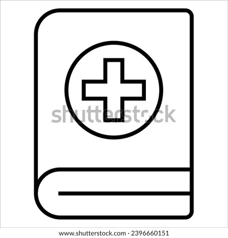 Medical Book, Medical and Healthcare web icon