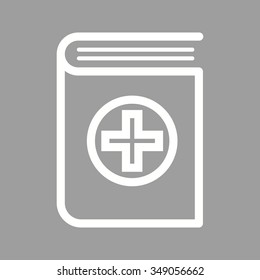 Medical, book, record icon vector image. Can also be used for healthcare and science. Suitable for use on web apps, mobile apps and print media.