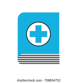 medical book science literature healthcare icon