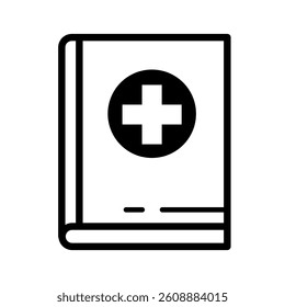  Medical Book - vector icon