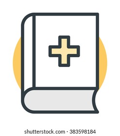 Medical Book Vector Icon