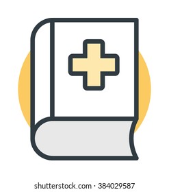 Medical Book Vector Icon