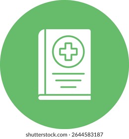 Medical Book vector icon. Can be used for printing, mobile and web applications.