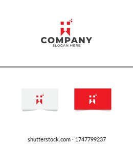 Plantilla de vectores de diseño de logotipo de marcadores médicos