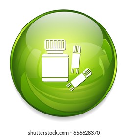 medical bottle icon