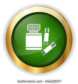medical bottle icon