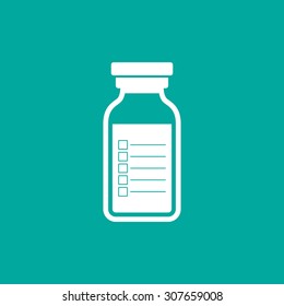 Medical bottle icon - Vector