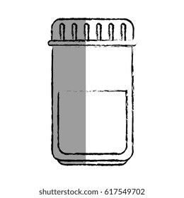 medical bottle plastic icon