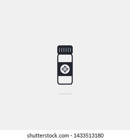 Medical Bottle Vector Illustration Eps