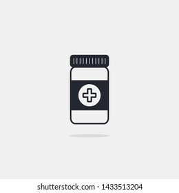 Medical Bottle Vector Illustration Eps