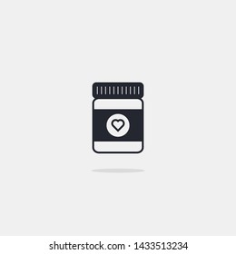 Medical Bottle Vector Illustration Eps