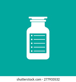 Medical bottles icon - Vector