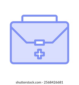 Medical Box duotone line icon , vector, pixel perfect, illustrator file