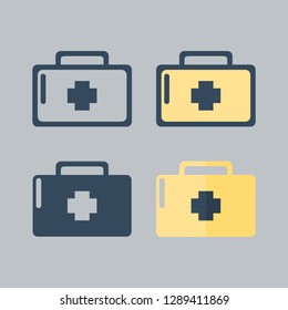 Medical box icon
