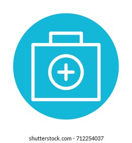 Medical box icon