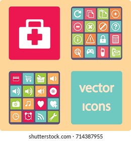 Medical box. icon.