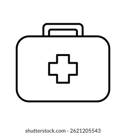 Medical box icon. First aid kit sign. vector illutration