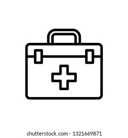 Illustration Vector First Aid Kit Box Stock Vector (Royalty Free ...