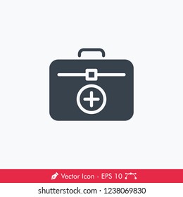Medical Box Icon / Vector